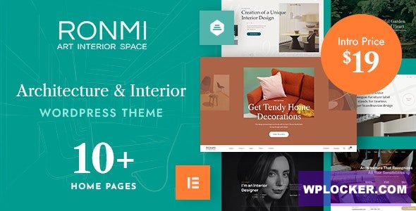 Ronmi v1.2.12 – Architecture and Interior Design WordPress Theme
