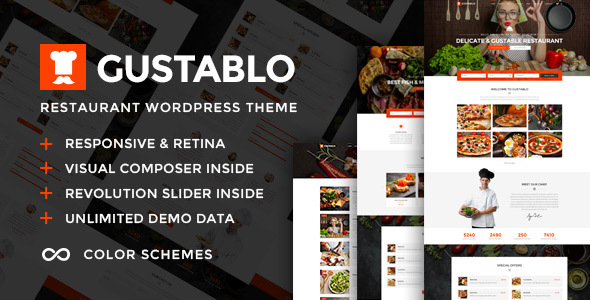 Gustablo v1.21 – Restaurant & Cafe Responsive Theme