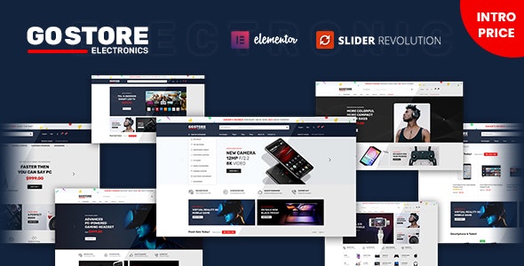 GoStore v1.1.9 – Elementor WooCommerce WordPress Theme