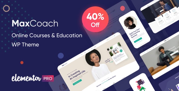 MaxCoach v2.7.1 – Online Courses & Education WP Theme