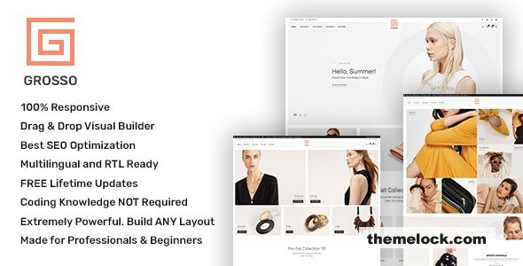 Grosso v1.8.6 – Modern WooCommerce theme for the Fashion Industry