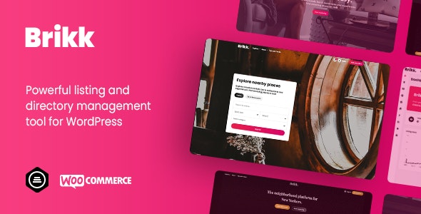 Brikk v1.7.0.2 – Directory & Listing WordPress Theme