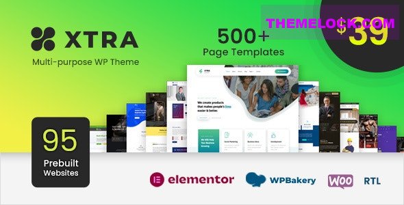 Xtra v4.4.18 – Multipurpose WordPress Theme + RTL