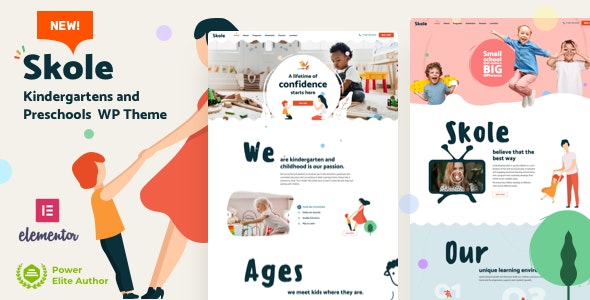 Skole v8.4 – School Kindergarten WordPress Elementor