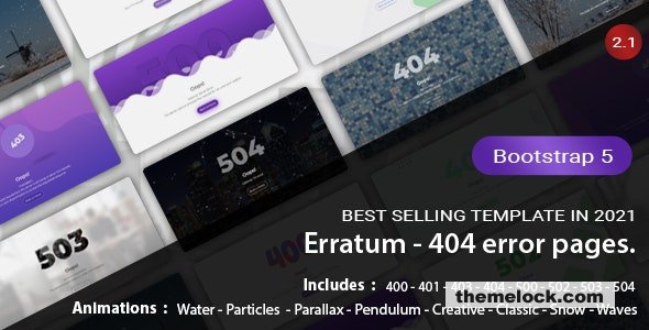 Erratum – 404 Error Pages