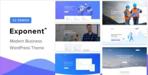 Exponent v1.2.9.8 – Modern Multi-Purpose Business Theme