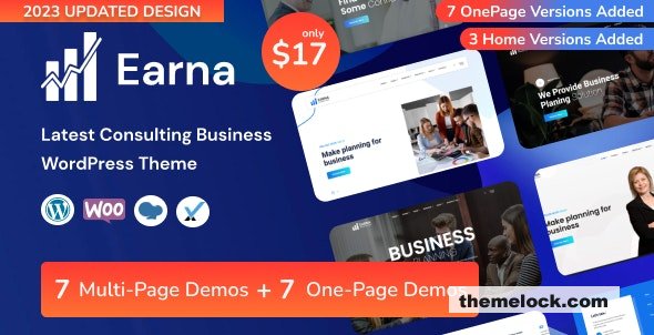 Earna 1.1 – Consulting Business WordPress Theme