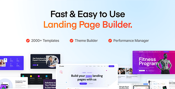 Landio v2.0.1 – Multi-Purpose Landing Page WordPress Theme