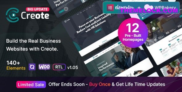 Creote v2.0.4 – Consulting Business WordPress Theme