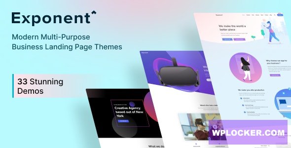 Exponent v1.3.0.3 – Modern Multi-Purpose Business Theme