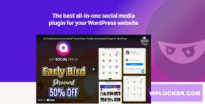 WP Social Ninja Pro v3.12.1 – WordPress Plugin