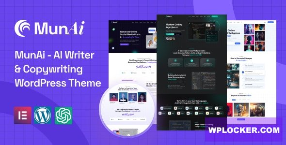 MunAi v1.0.1 – AI Writer & Copywriting WordPress Theme