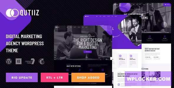 Qutiiz v1.3 – Digital Marketing Agency WordPress Theme