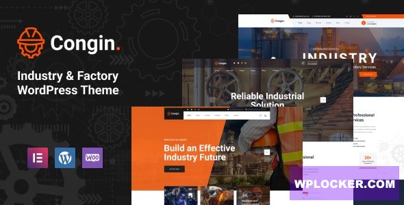 Congin v1.0.3 – Industry & Factory WordPress Theme