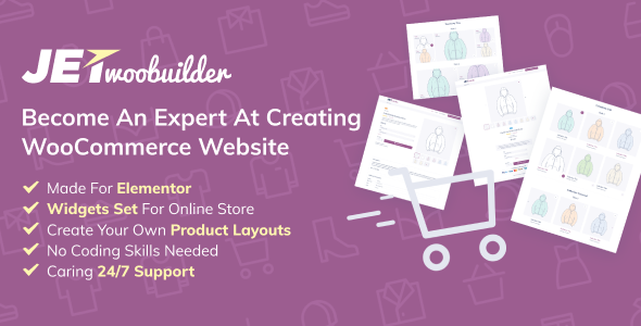 JetWooBuilder v2.1.9 – WooCommerce Addon for Elementor