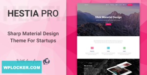 Hestia Pro v3.1.1 – Sharp Material Design Theme For Startups nulled