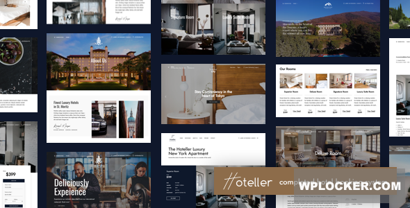 Hoteller v6.5.7 – Hotel Booking WordPress  nulled