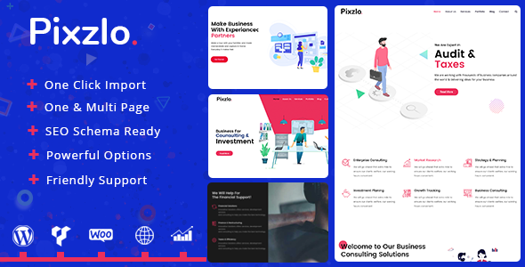 Pixzlo v1.2.0 – Creative Theme for Professionals