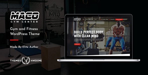 Maco v1.7 – Gym and Fitness WordPress Theme
