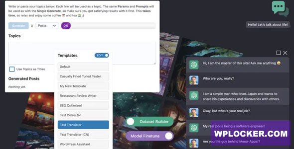 AI Engine Pro v2.1.5 – ChatGPT Chatbot, GPT Content Generator, Custom Playground & Features