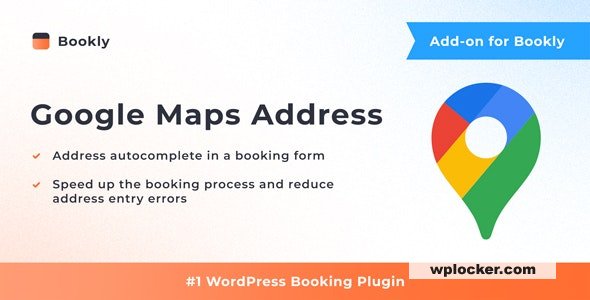 Bookly Google Maps Address (Add-on) v1.9