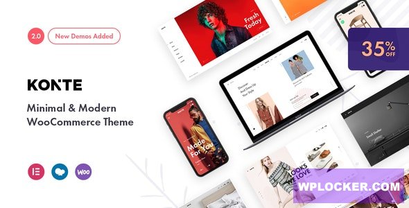 Konte v2.3.4 – Minimal & Modern WooCommerce Theme