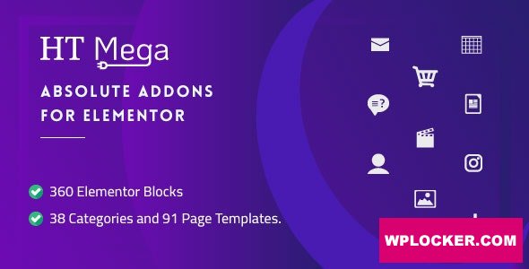 HT Mega Pro v1.7.8 – Absolute Addons for Elementor Page Builder  nulled