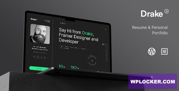 Drake v4.3.1 – Personal Portfolio Resume Theme