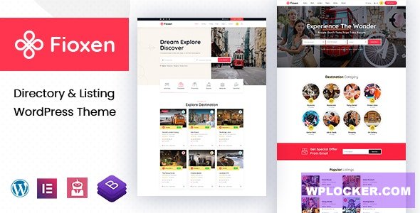 Fioxen v1.1.1 – Directory Listing WordPress Theme