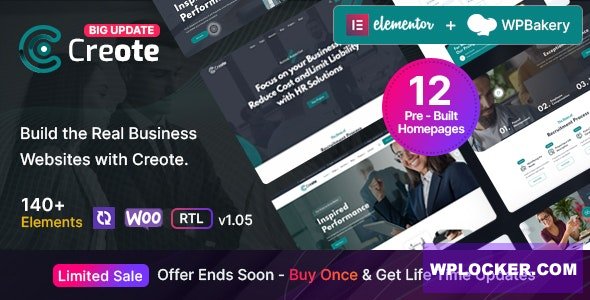 Creote v2.6.9 – Consulting Business WordPress Theme