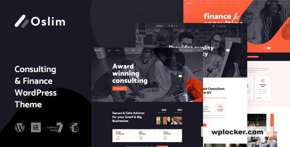 Oslim v1.0 – Consulting & Finance WordPress Theme