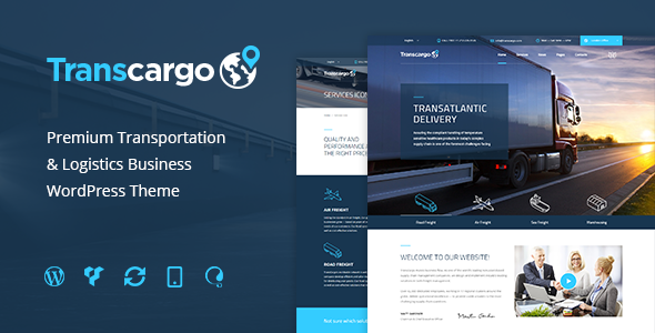 Transcargo v2.9.1 – Logistics & Transportation WP Theme