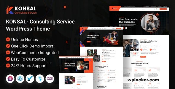 Konsal v1.0.0 – Corporate Business & Consulting WordPress Theme