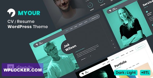 Myour v1.5.1 – Resume Theme