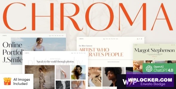 Chroma v1.3 – Photography Portfolio WordPress Theme
