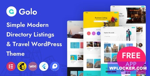 Golo v1.6.4 – Directory & Listing, Travel WordPress Theme
