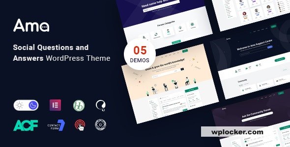 AMA v1.4.0 – bbPress Forum WordPress Theme with Social Questions and Answers