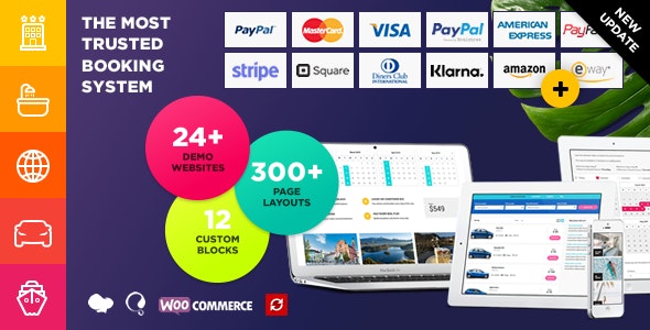 Book Your Travel v8.18.16 – Online Booking WordPress Theme