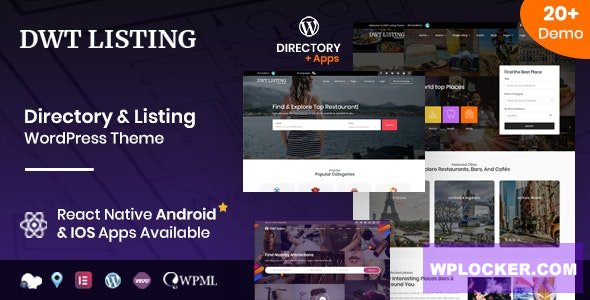 DWT v3.2.8 – Directory & Listing WordPress Theme