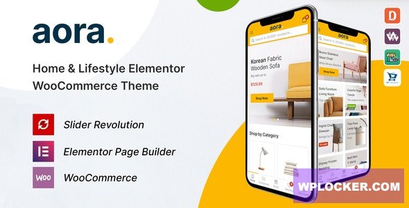 Aora v1.2.20 – Home & Lifestyle Elementor WooCommerce Theme