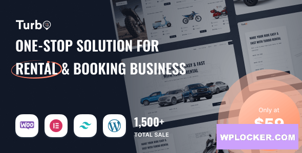 Turbo v11.0.9 – Car Rental System WordPress Theme