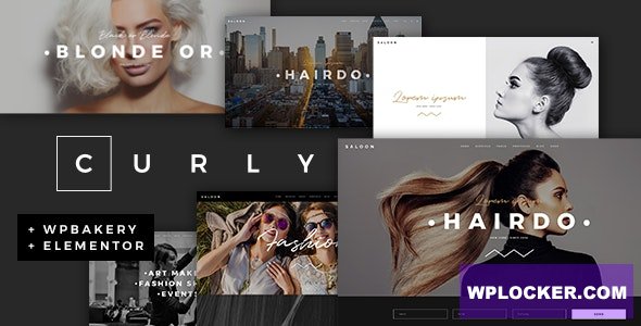 Curly v3.0 – A Stylish Theme for Hairdressers and Hair Salons