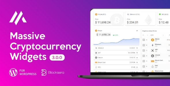 Massive Cryptocurrency Widgets v3.2.7