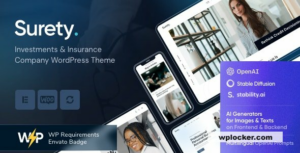 Surety v1.0 – Finance WordPress Theme