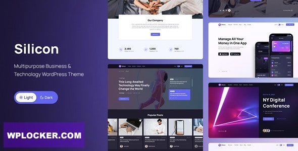 Silicon v1.6.8 – Multipurpose Technology WordPress Theme