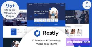 Restly v1.3.6 – IT Solutions & Technology WordPress Theme nulled