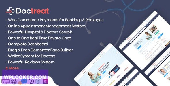 Doctreat v1.6.5 – Doctors Directory WordPress Theme