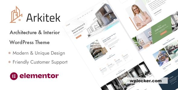 Arkitek v1.0.2 – Architecture & Interior WordPress Theme