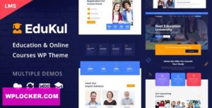 Edukul v1.29 – Online Courses WordPress Theme