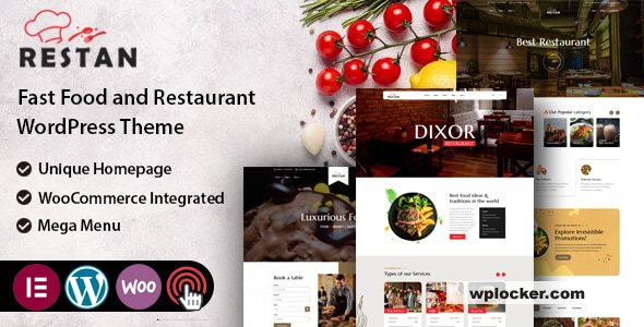 Restan v1.1 – Restaurant WordPress Theme